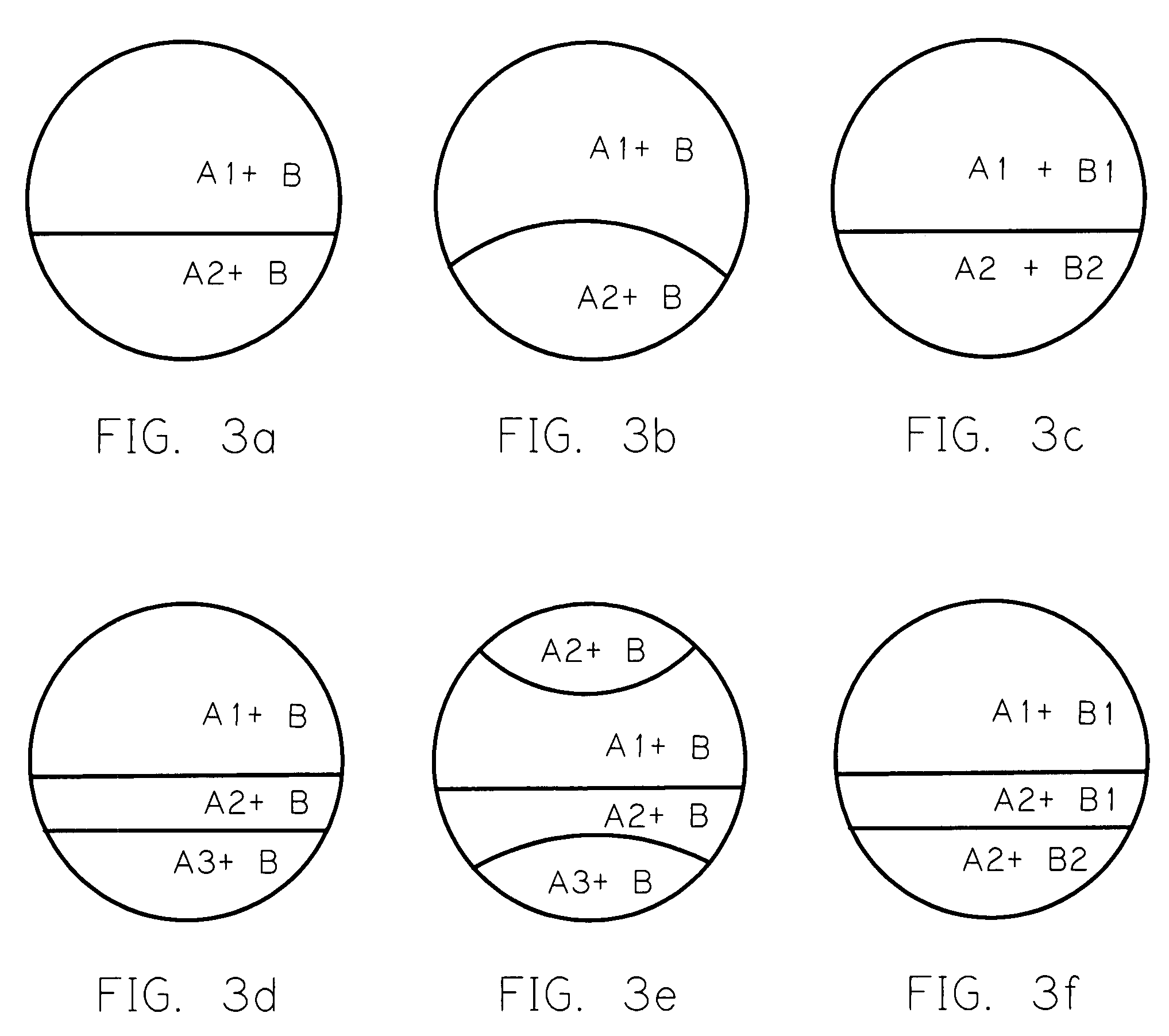 Multi-layered multifocal lens with blended refractive index