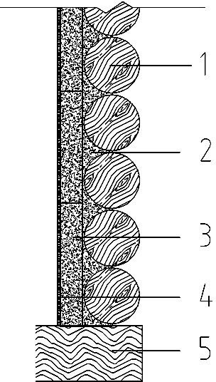 Method for enhancing thermal-insulation performance of well-frame wall body by adopting light raw soil material and composite thermal-insulation wall body