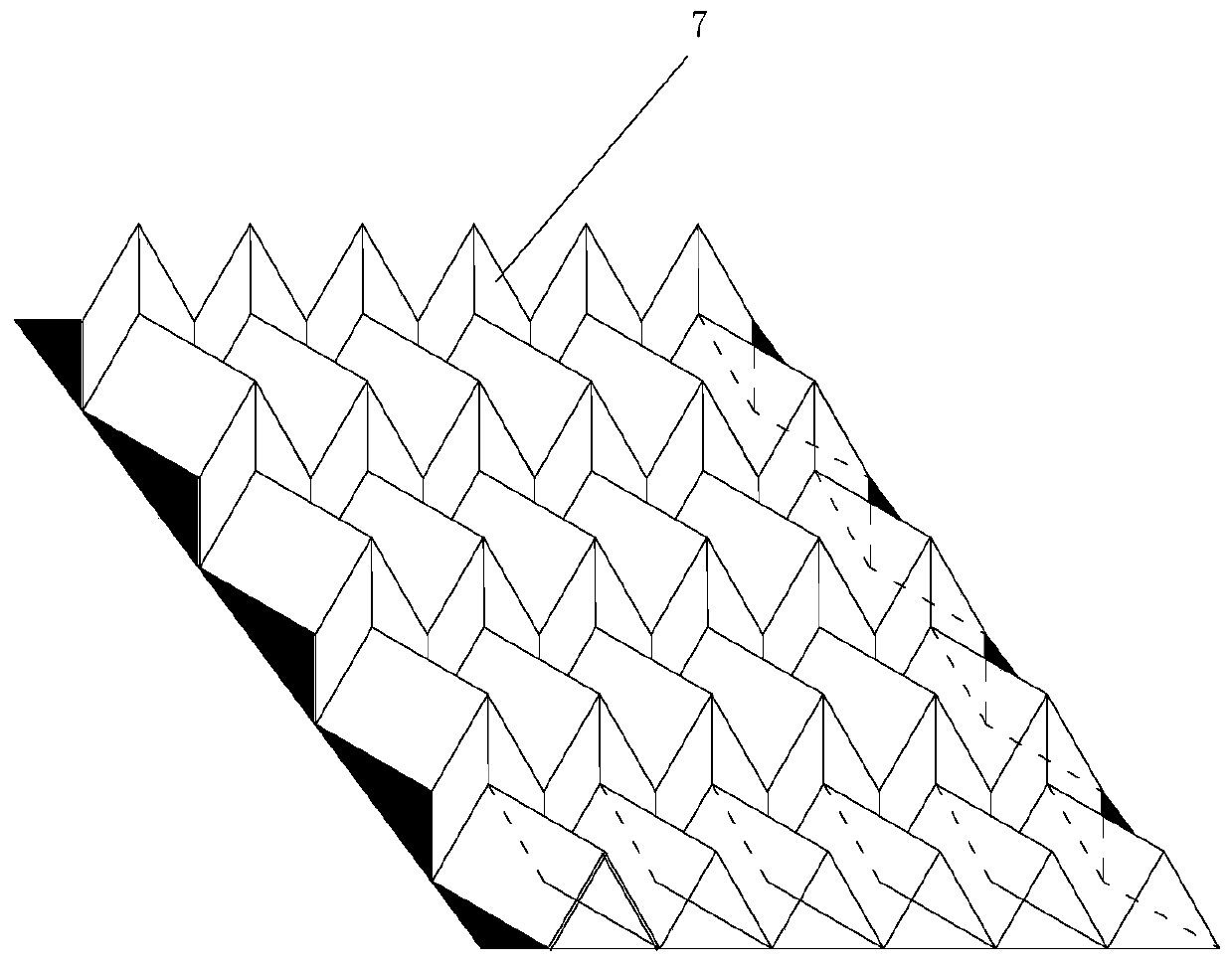 Highway ramp fork collision prevention device