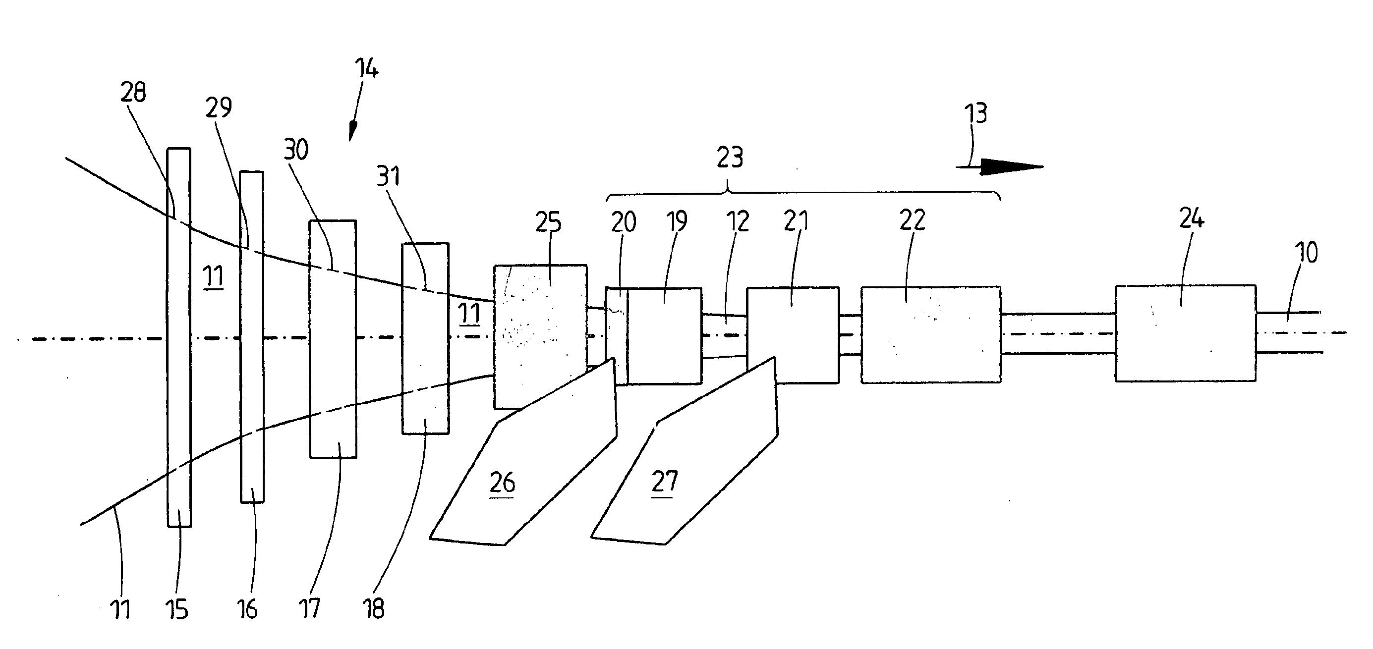 Method and apparatus for producing a plastic profile having a reinforcement