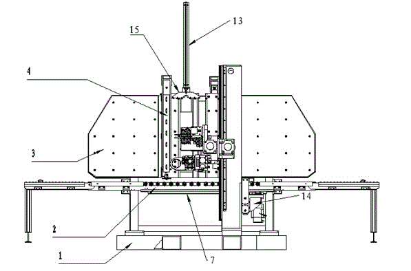 Vertical multifunctional gang drill drilling center