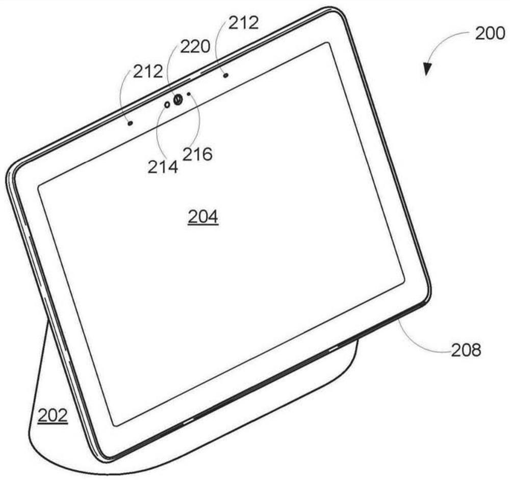 Multipurpose speaker enclosure in a display assistant device