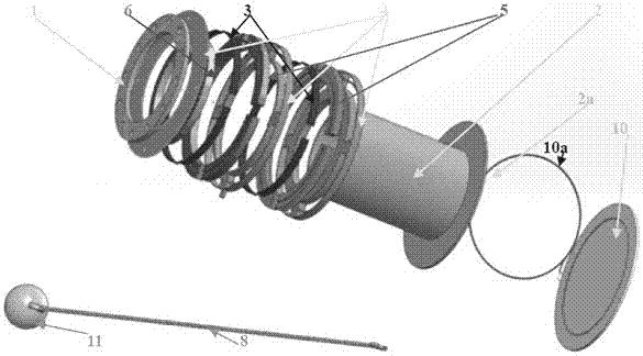 A passive permanent magnet valve for emergency tide collection and water intake in the nuclear industry