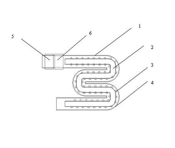 Multifunctional LED (light emitting diode) ultraviolet air sterilization method and device