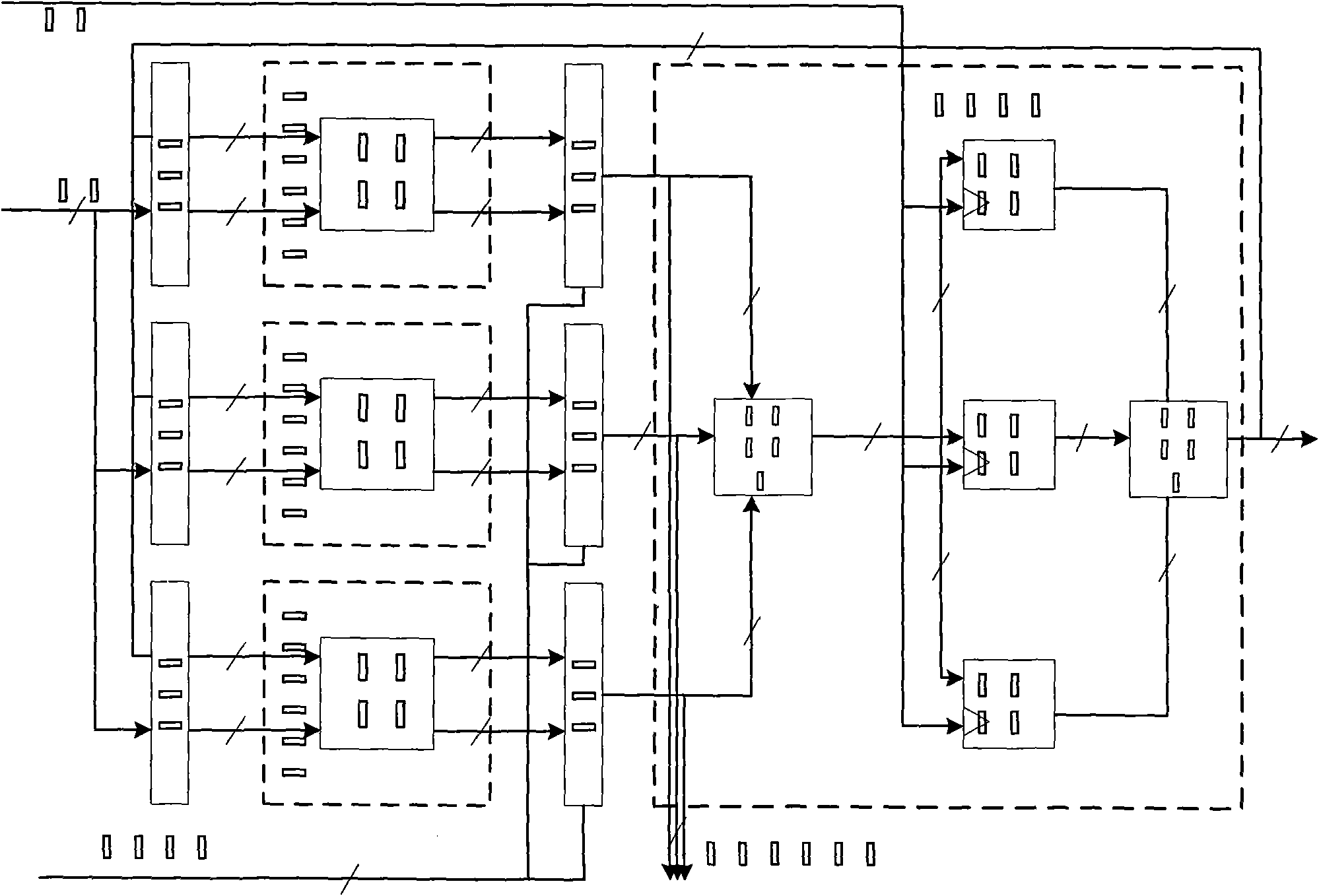 Online detection fault-tolerance system of FPGA (Field programmable Gate Array) digital sequential circuit of SRAM (Static Random Access Memory) type and method