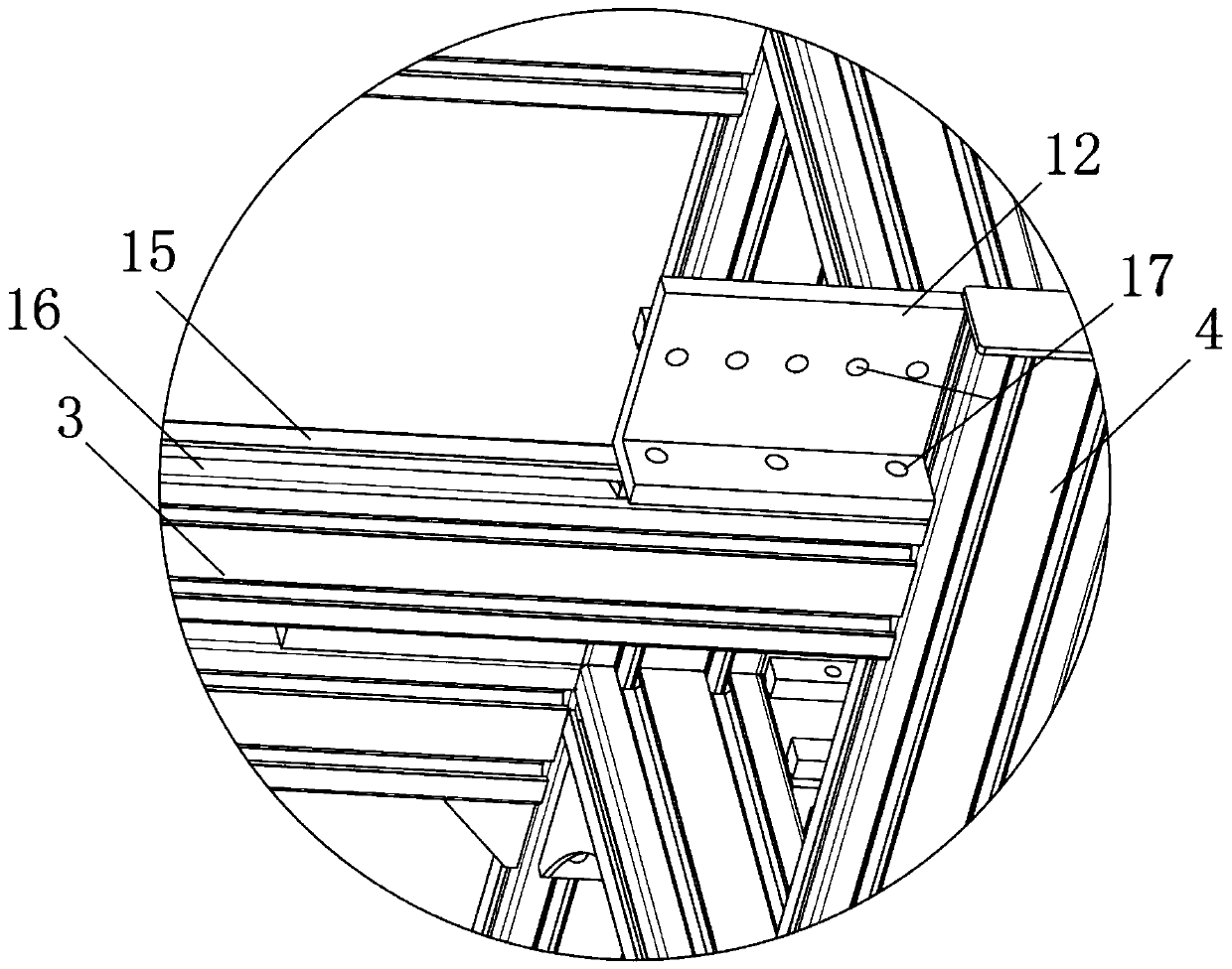 A cable tray with adjustable wiring components