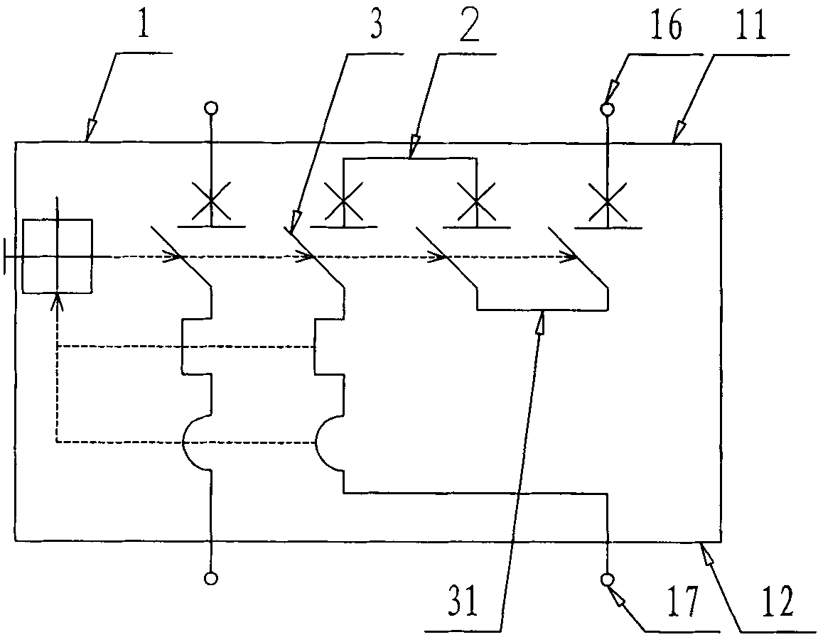 Multi-breakpoint circuit breaker