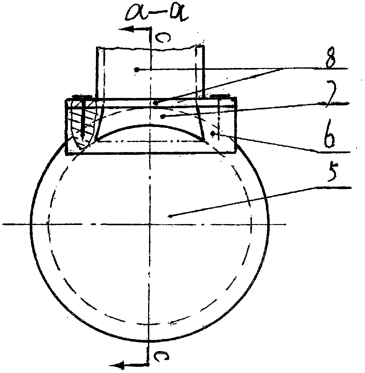 Starting cylinder of piston reciprocating internal combustion engine and air exhausting device of starting cylinder of piston reciprocating internal combustion engine