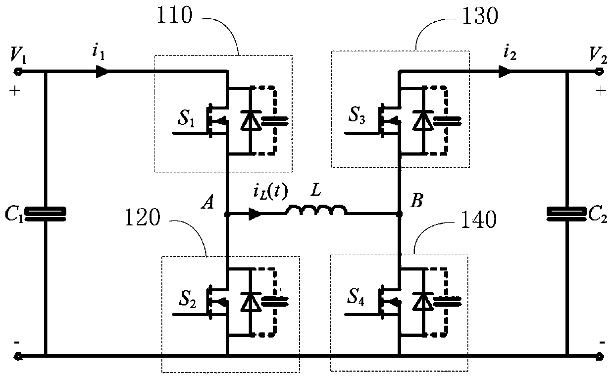 Boost mode constant power control method and circuit of soft switching bidirectional direct current converter