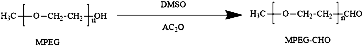 Polyether grafted oil-in-water type crude oil demulsifier and preparation method thereof