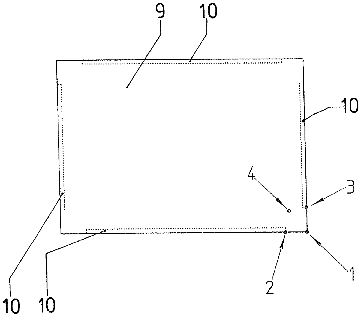 Method and device for manufacturing fitted bed sheets