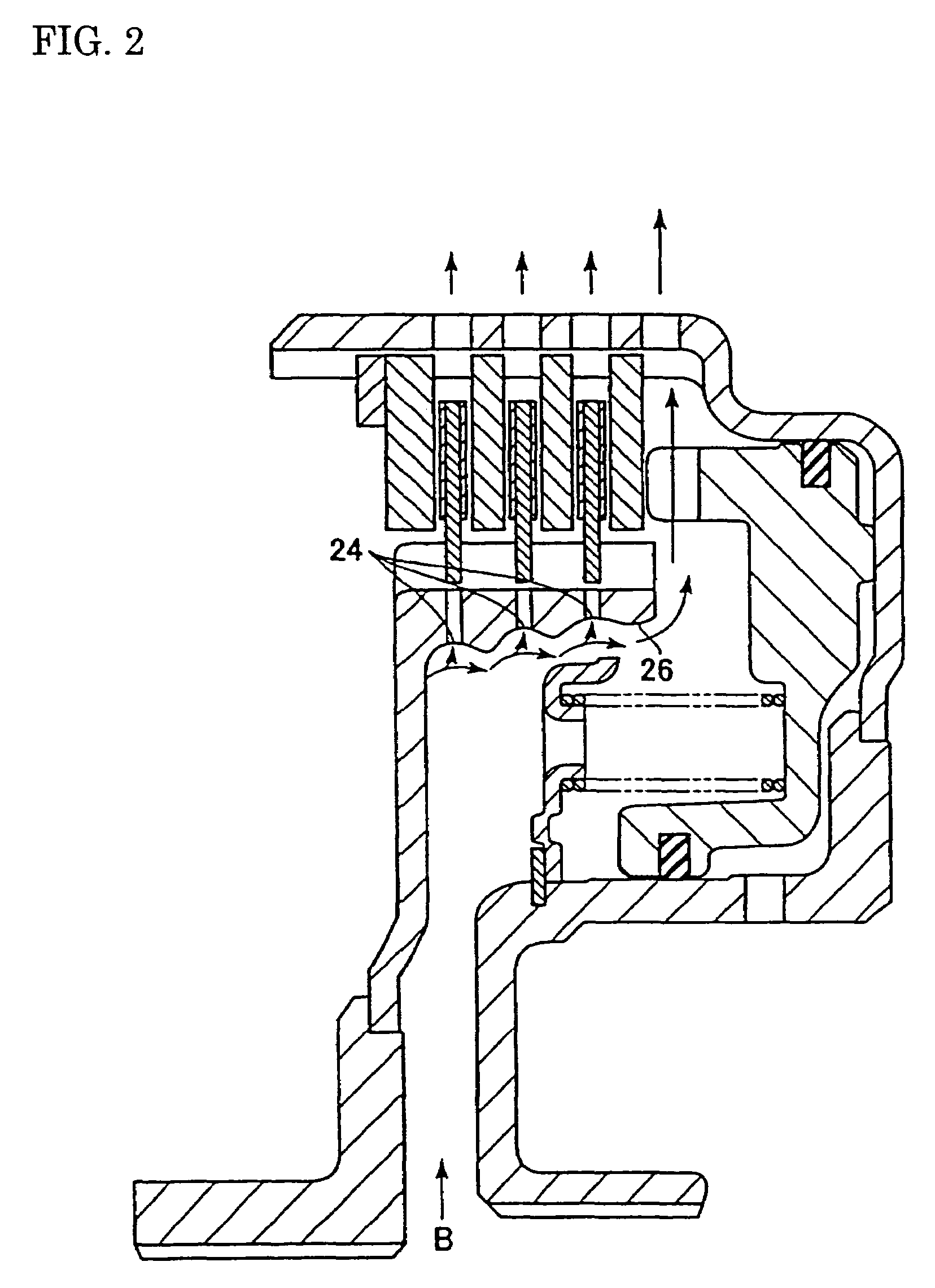 Lubricating and cooling structure of wet type friction engagement apparatus