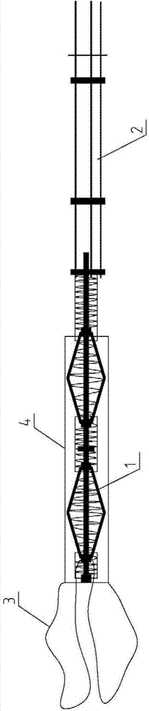 Recyclable expansion anchor rod and construction method thereof