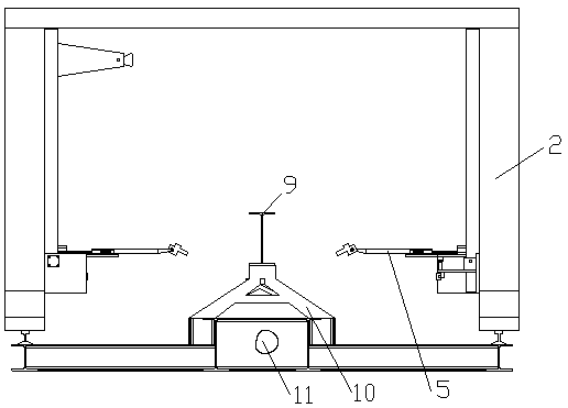 Double-side efficient paint spraying equipment and paint spraying method