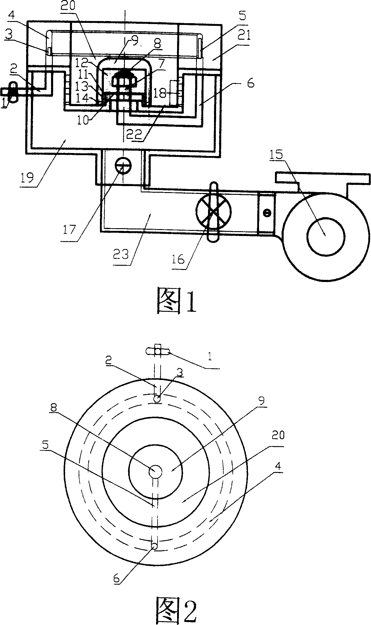 Single way jet gas reflux type burner