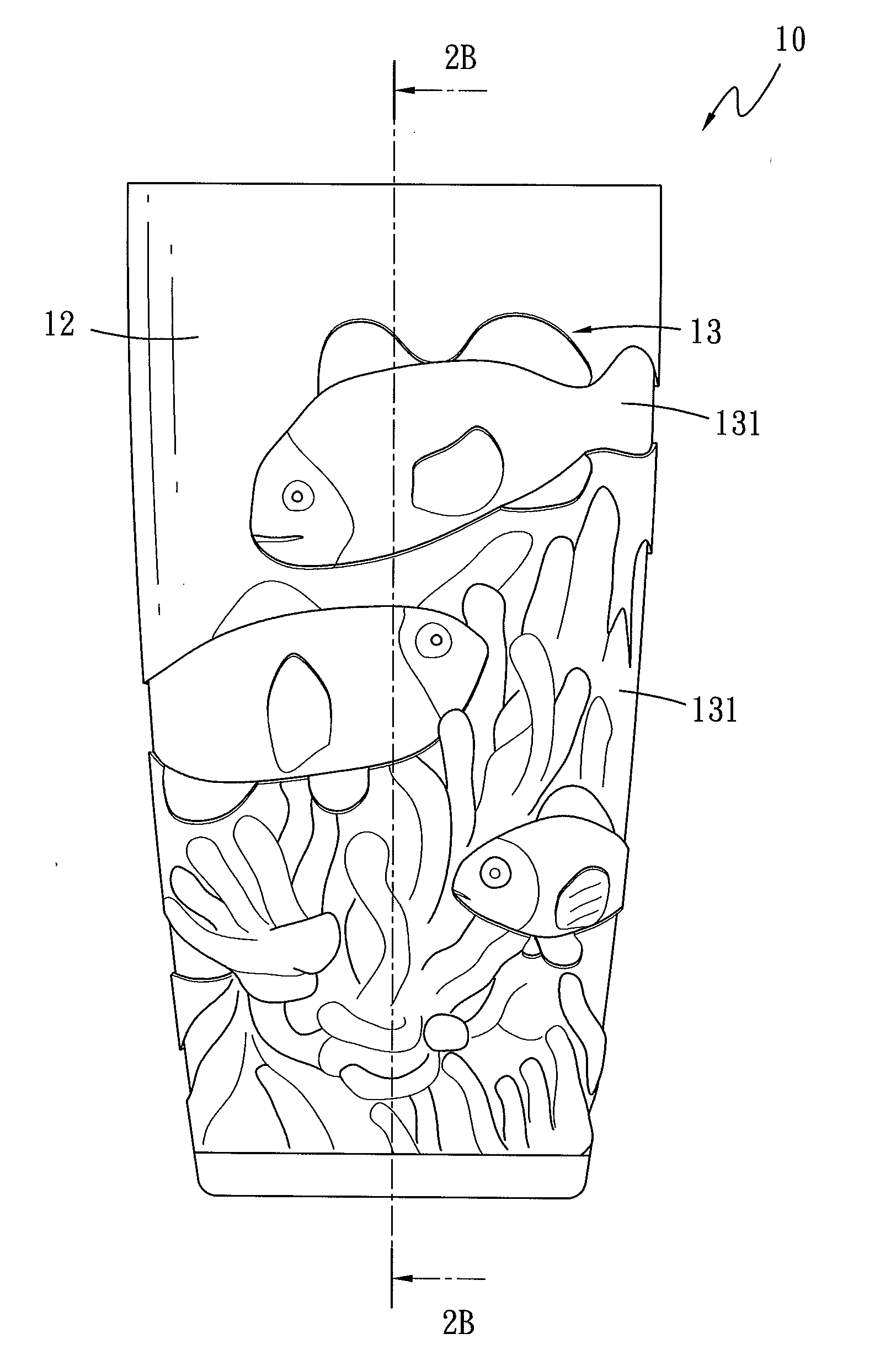 Three-dimensional multilayer structure for food vessel and method for manufacturing the same