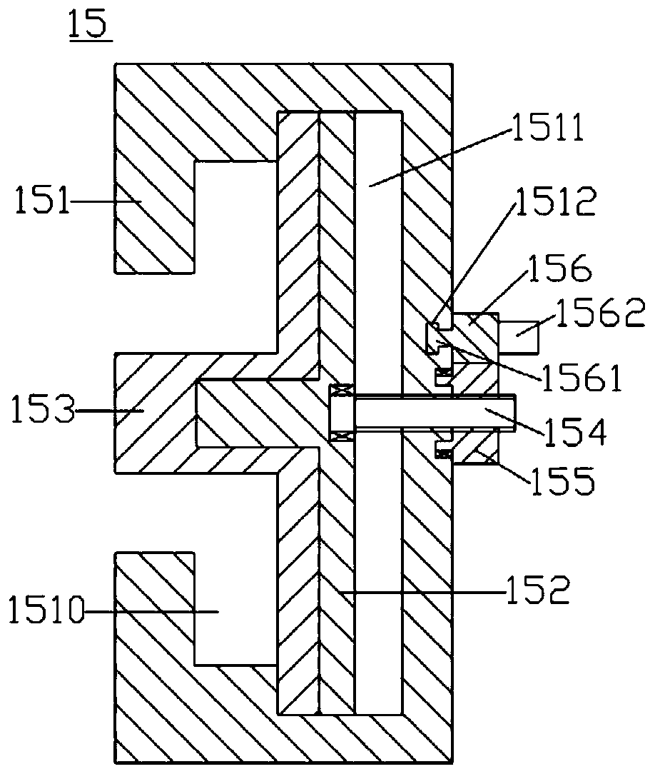 Differential pressure deslagging device for papermaking net