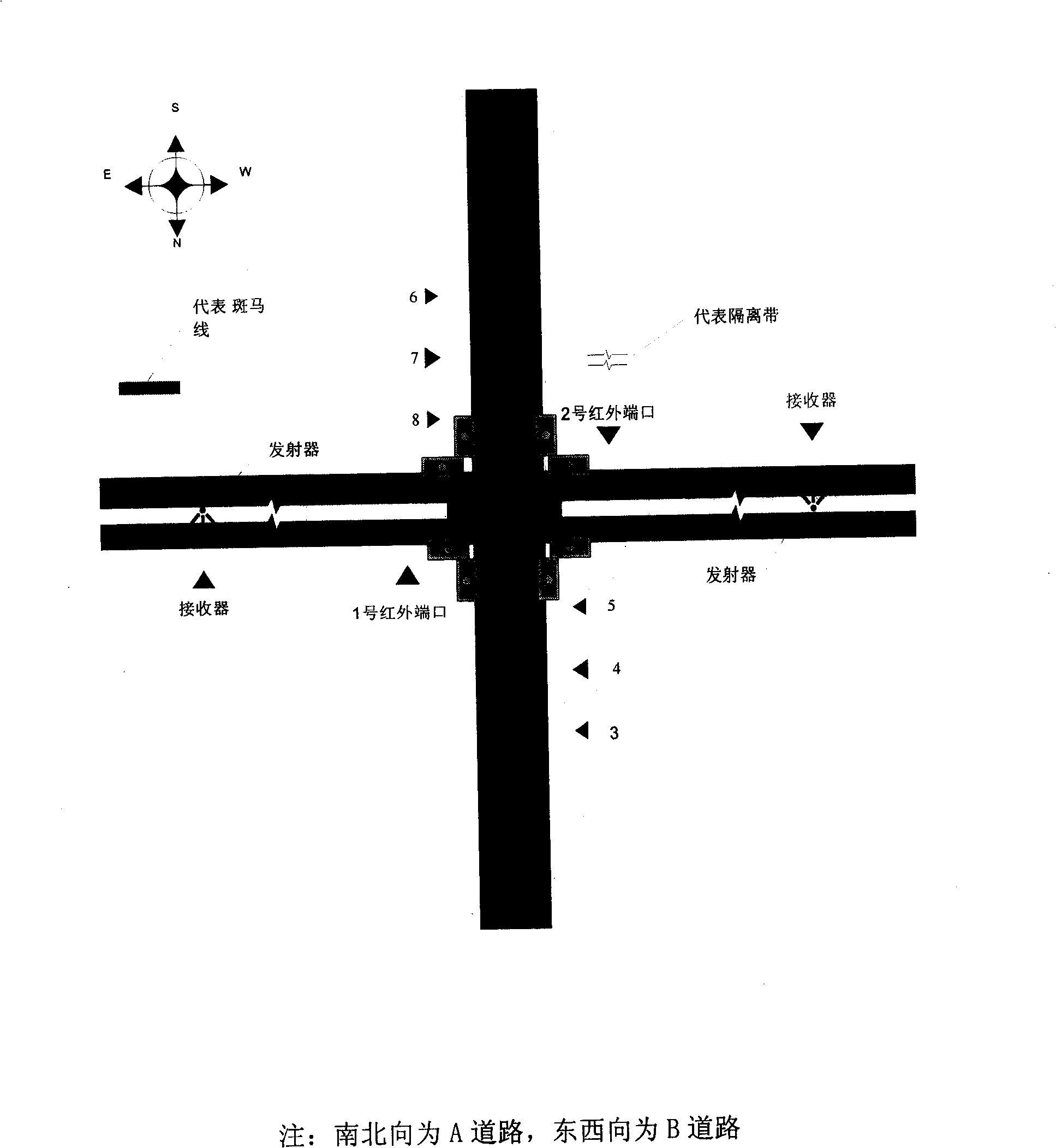 Intelligent traffic crossing control method