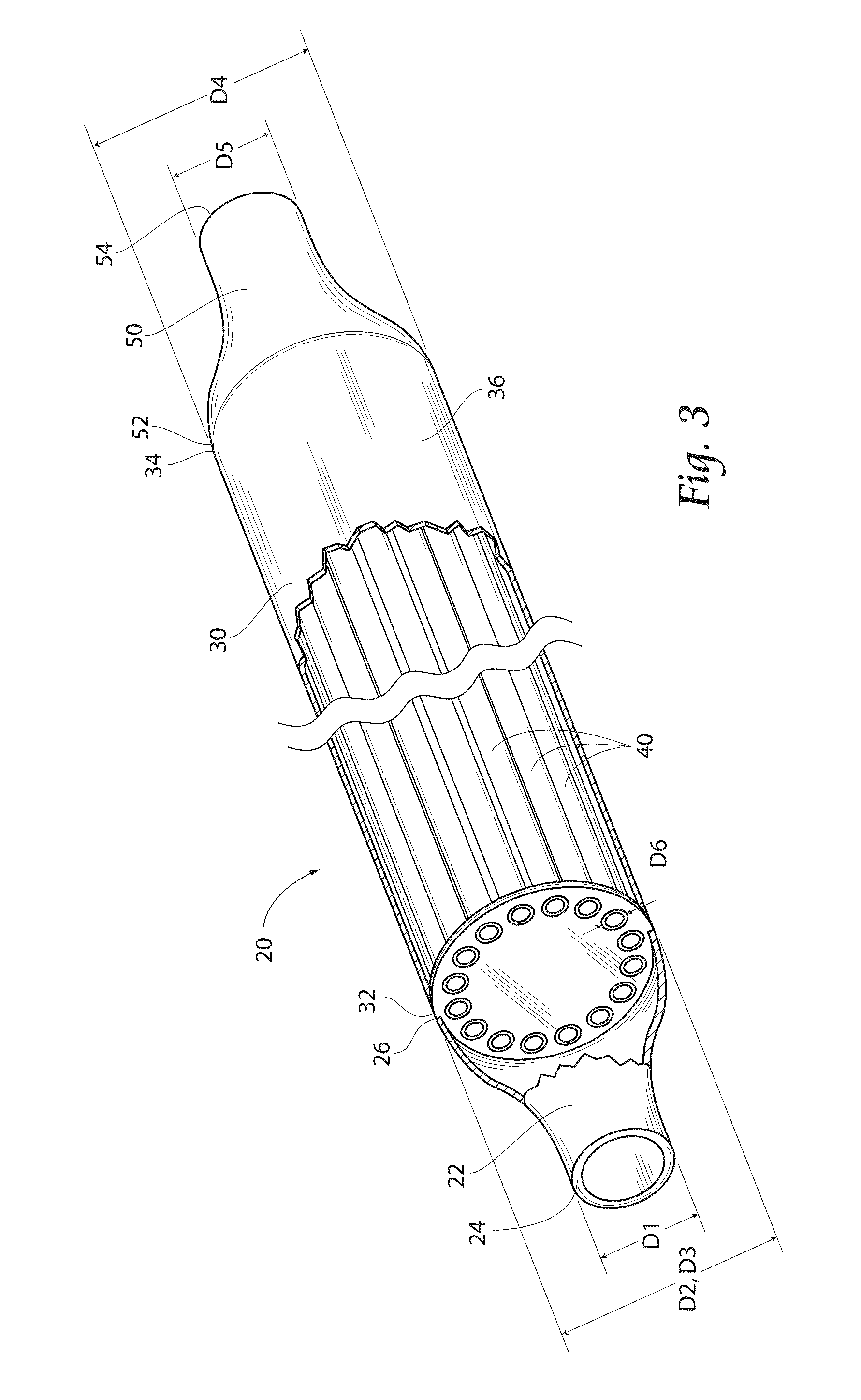 Multi-channel conduit and method for heating a fluid for use in hydraulic fracturing