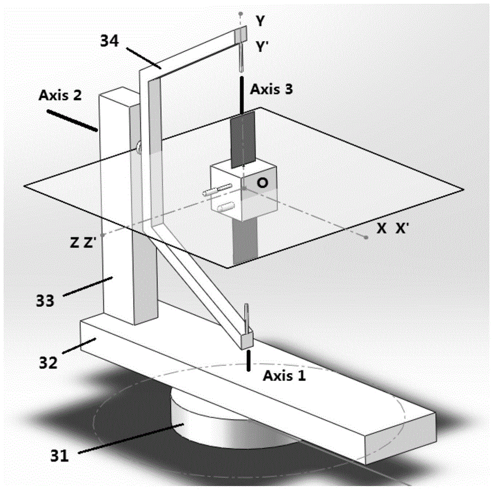 Indoor simulation method for space target optical characteristic actual measurement conditions