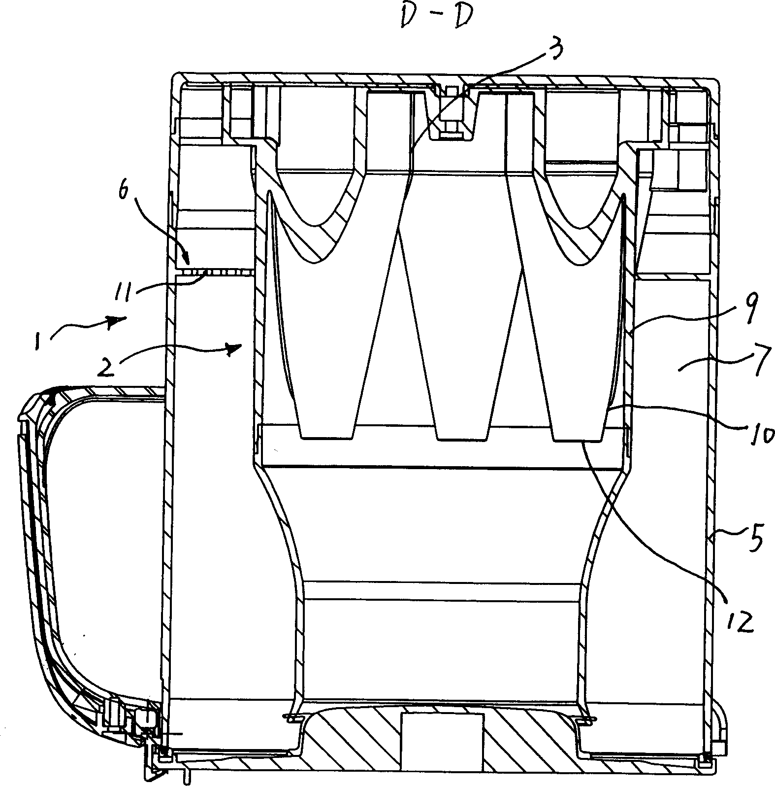 Apparatus for separating dust from vacuum cleaner