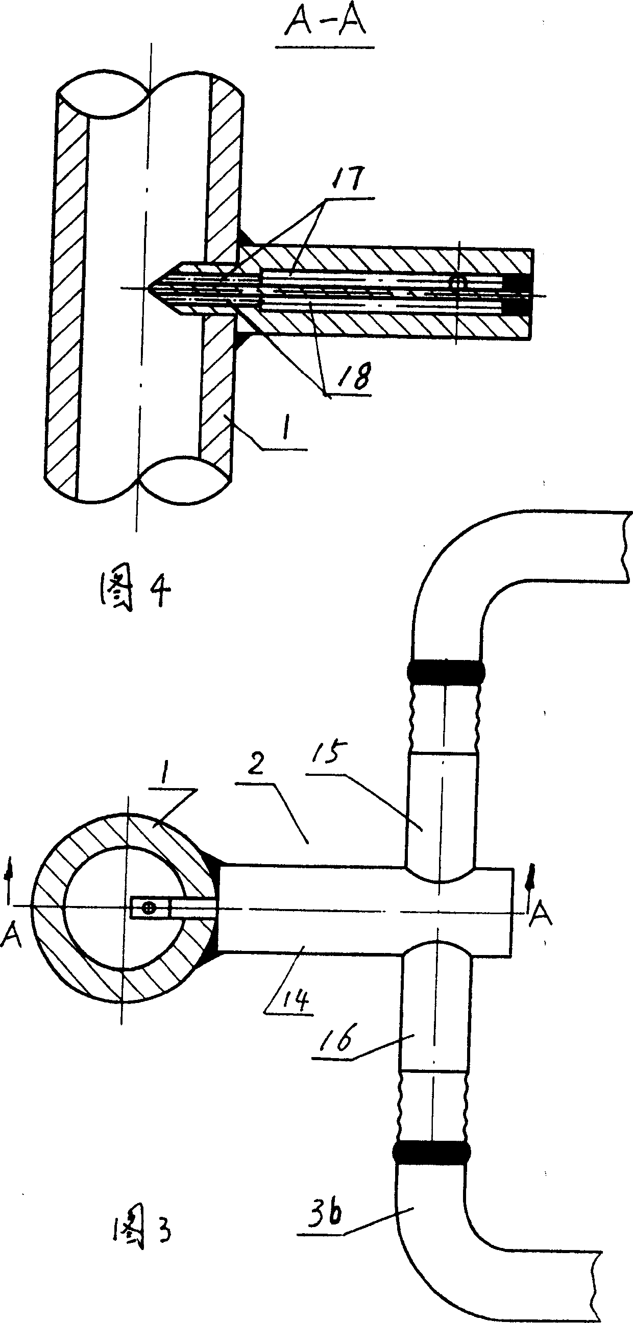 Safety on-line monitor for water circulation of boiler