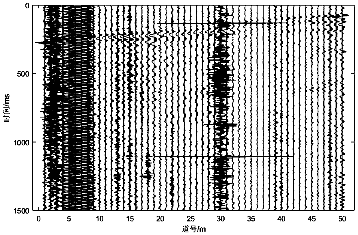 SVD adaptive seismic data noise suppression method