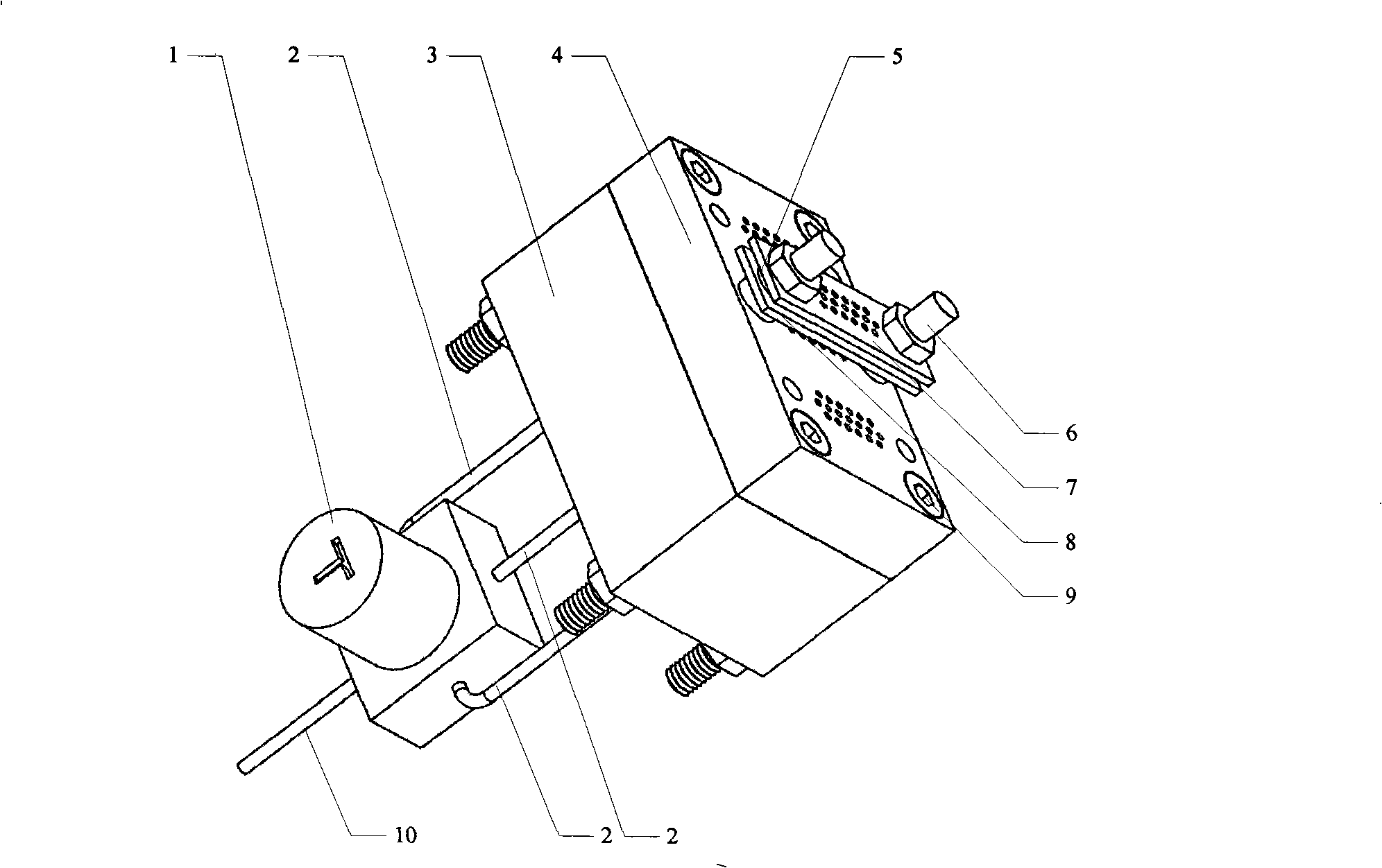 Hole type multi-cavity colloid thrustor