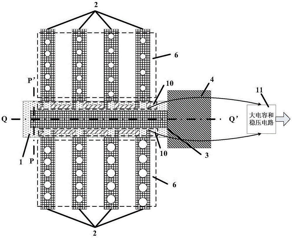 Vibration energy self-powered microsensor with cantilever beam opening in the radio frequency transceiver component of the Internet of Things