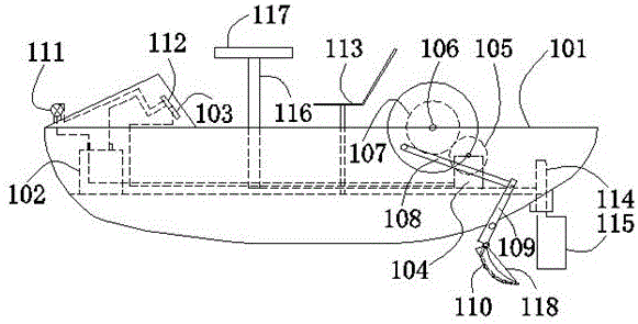 Driving method of leisure boat with paddling fin