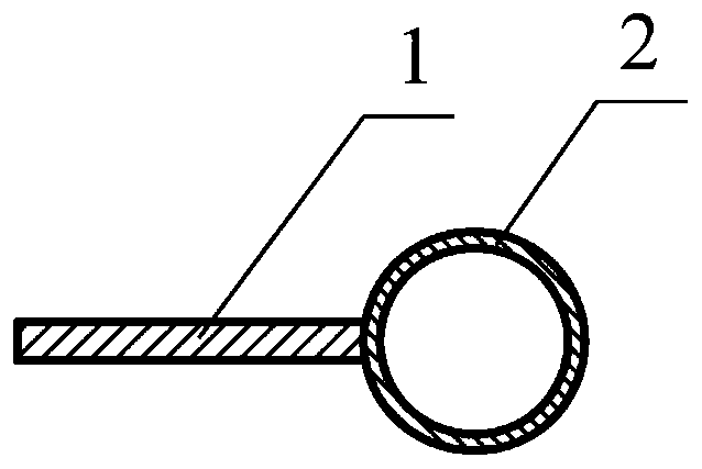 An annular panel rib structure with distributed stiffness