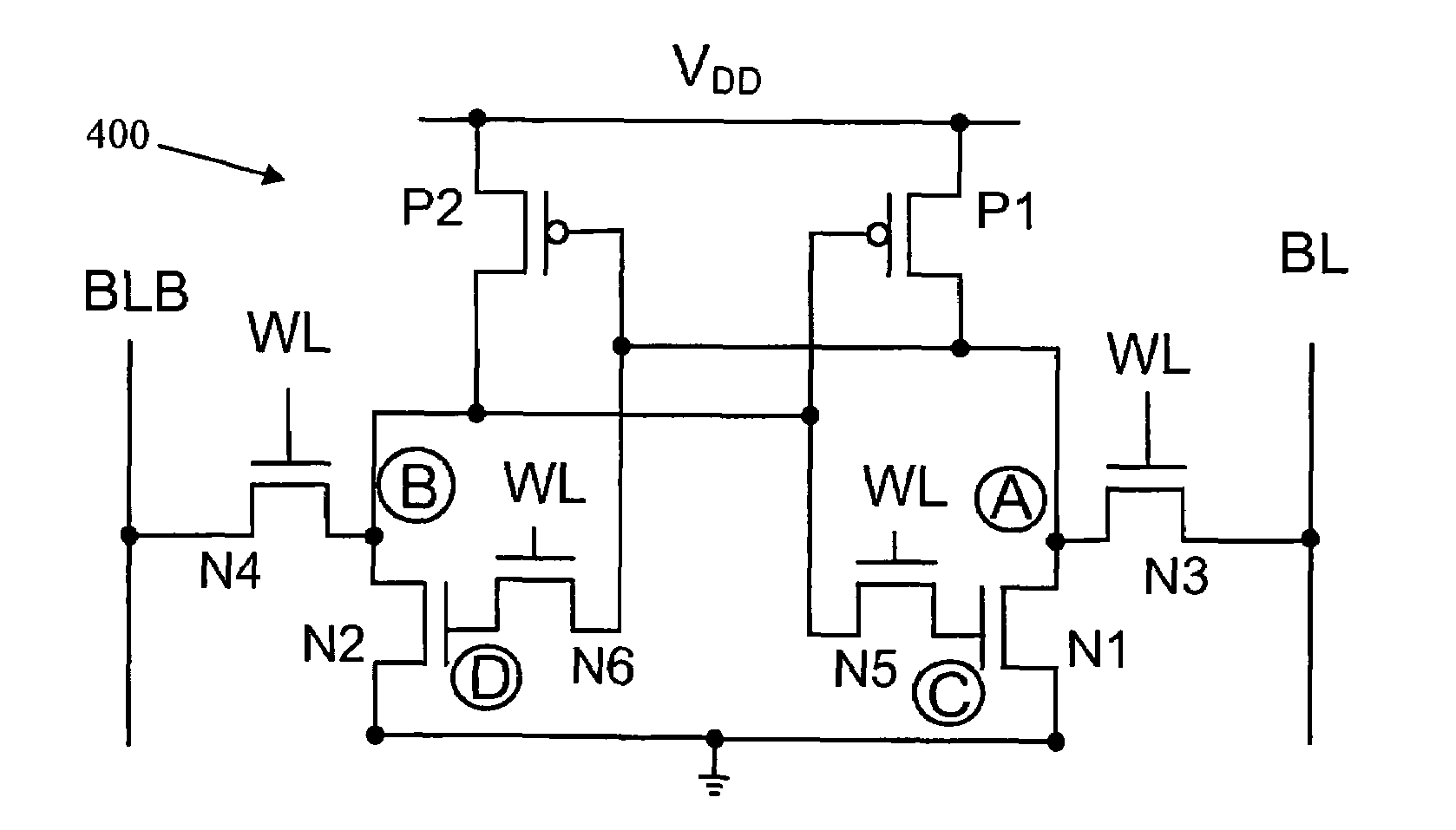 Soft error robust static random access memory cells