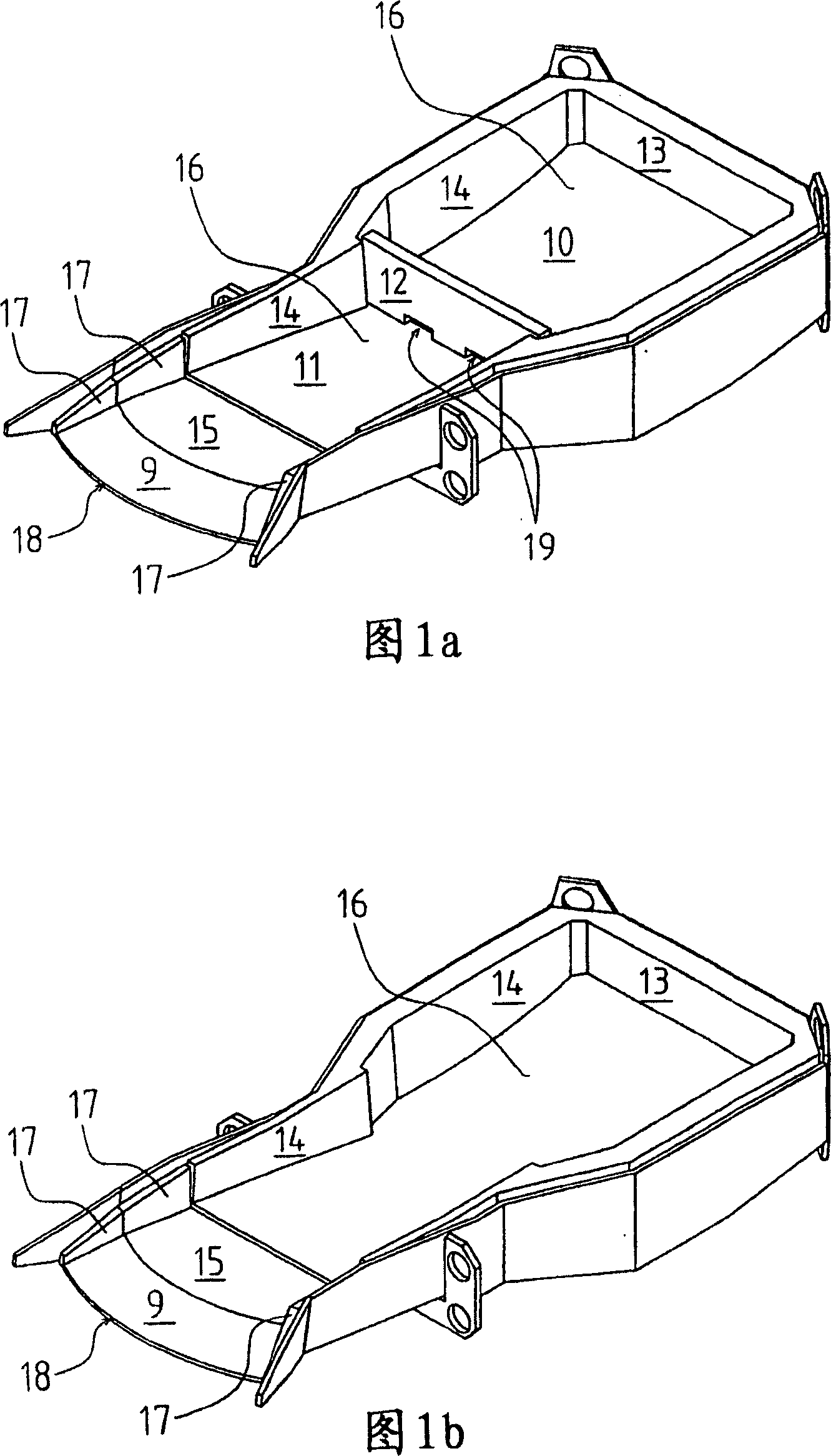 Casting trough and method for casting copper anodes