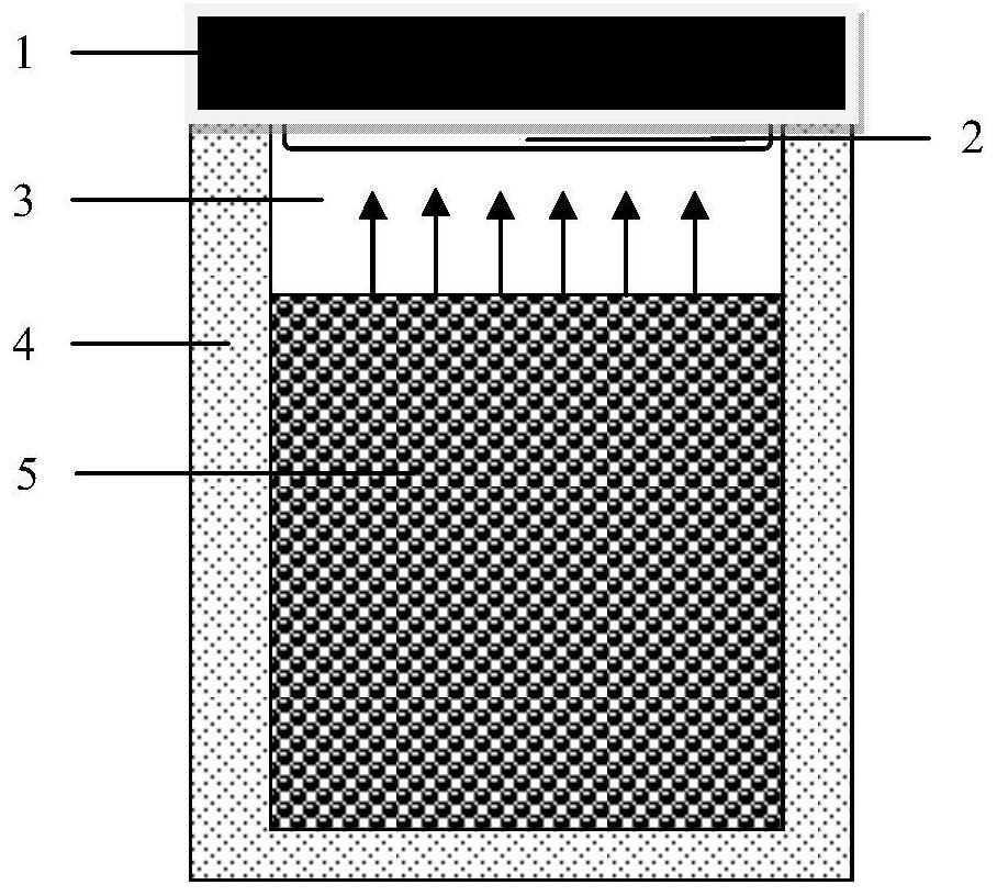 Method for preparing aluminum nitride crystal by adopting gas phase transmission