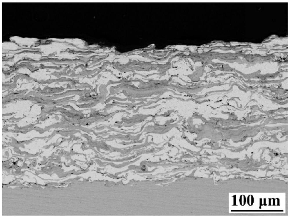 An anti-biofouling coating based on a primary cell with a micron-sized bimetallic laminate structure and its preparation method