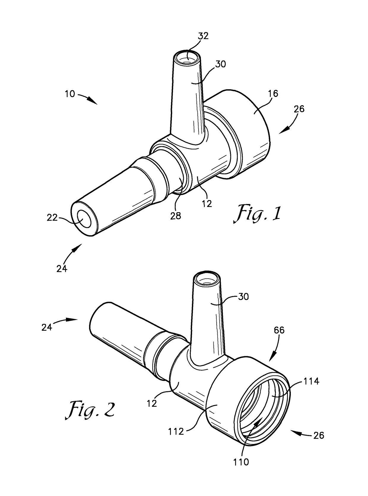 Split septum assembly for an intravenous injection site