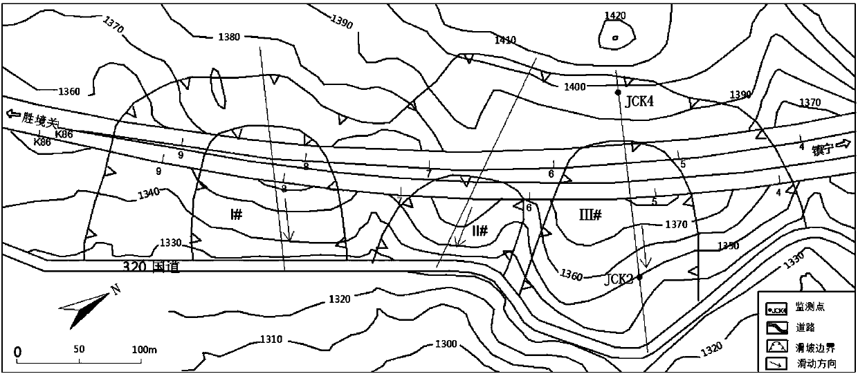 Multi-model landslide displacement prediction method and system