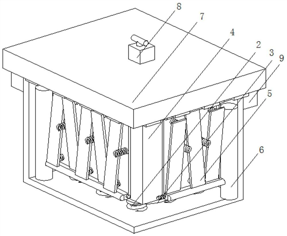 Power battery isolation placement box