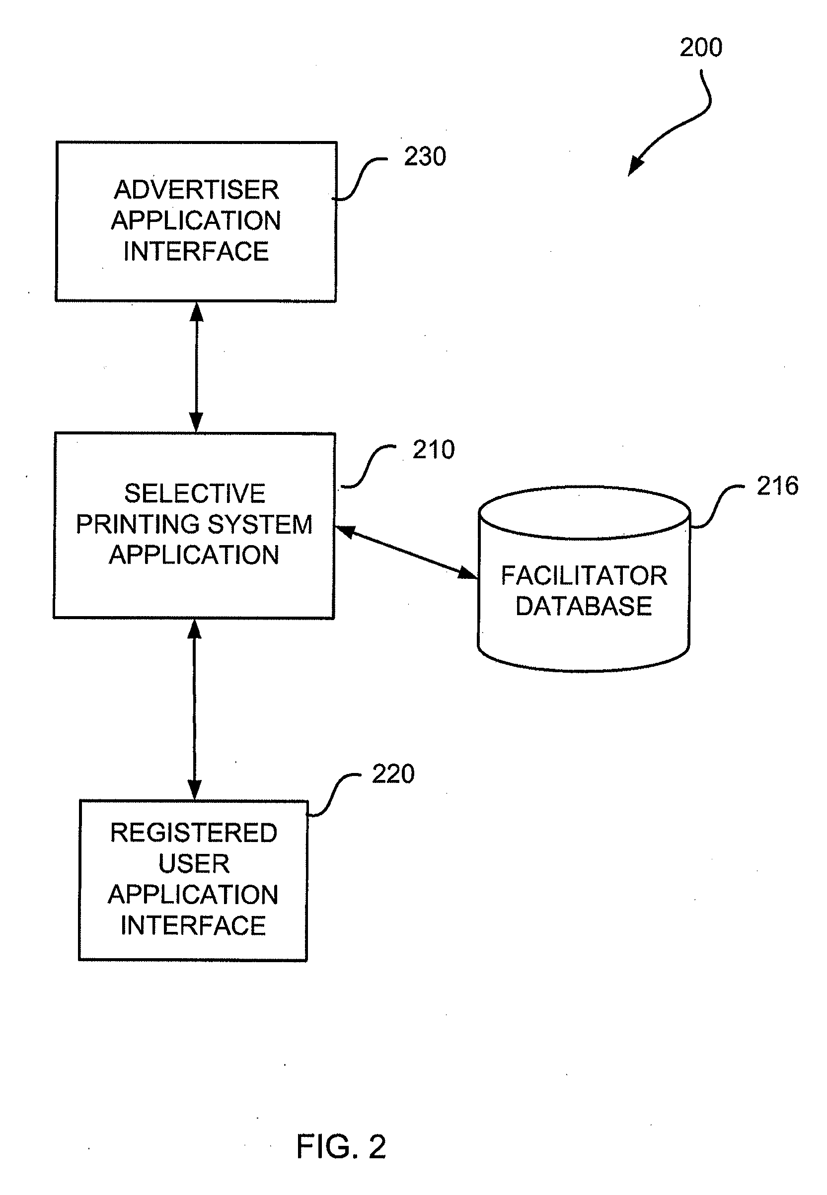 System and method for selectively printing advertisements