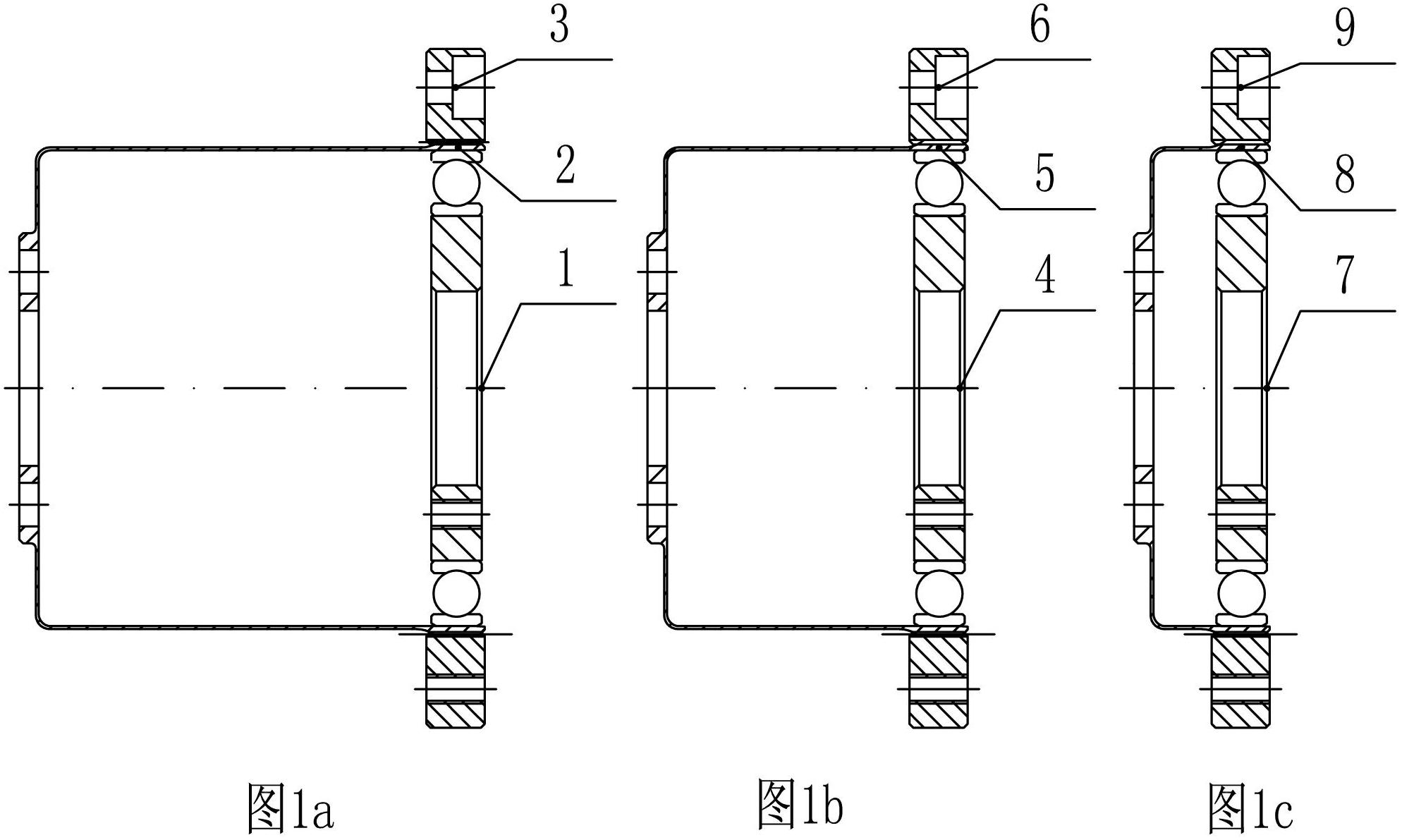Rigid gear and flexible gear which are used for short-tube flexible-gear harmonic speed reducer and machining process thereof