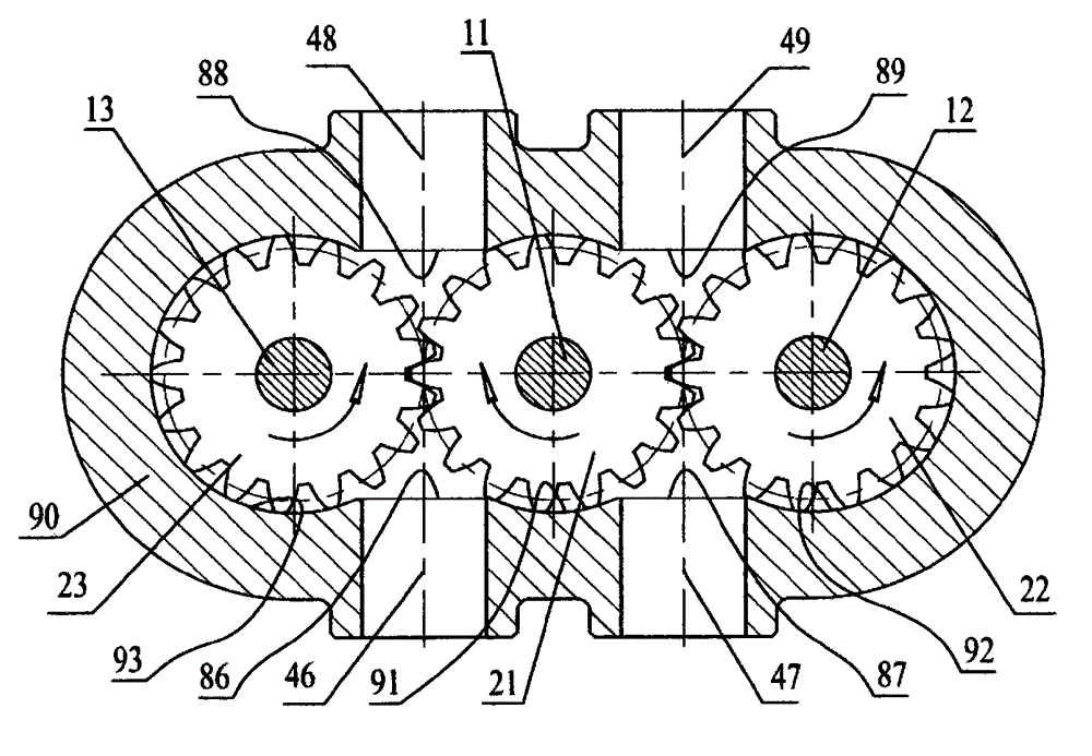 Novel gear pump