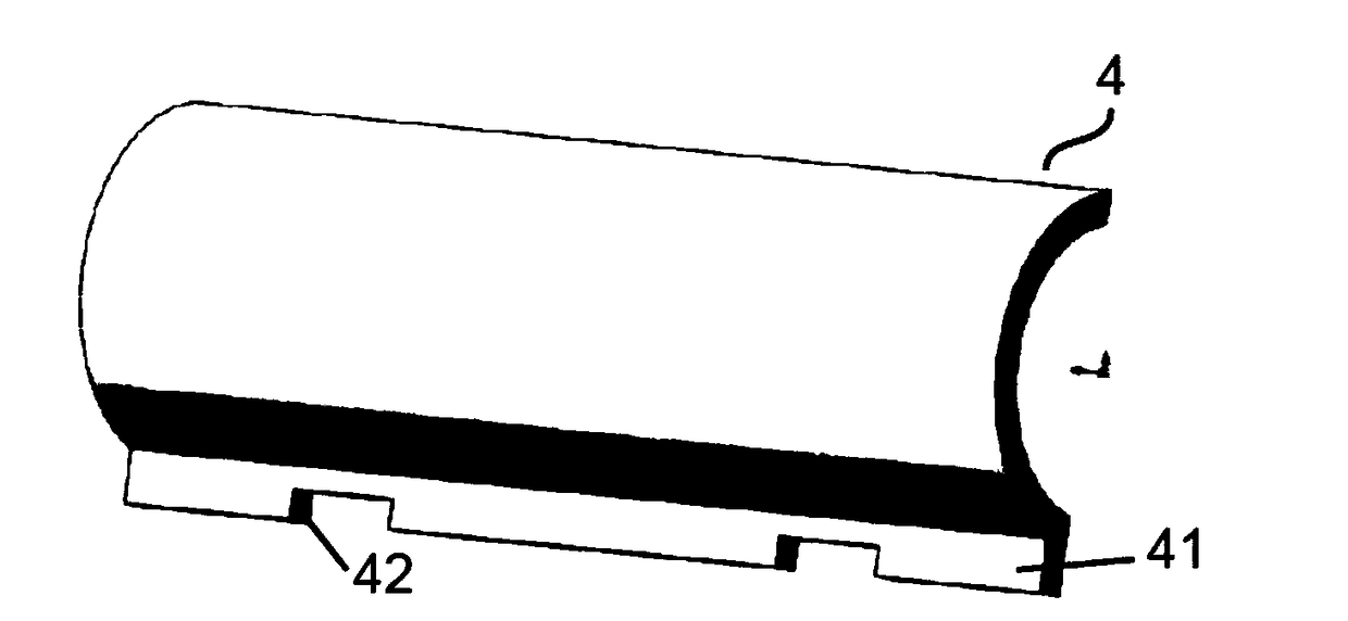 Heated surface anti-abrasion membrane type water-cooled wall and preparation method thereof