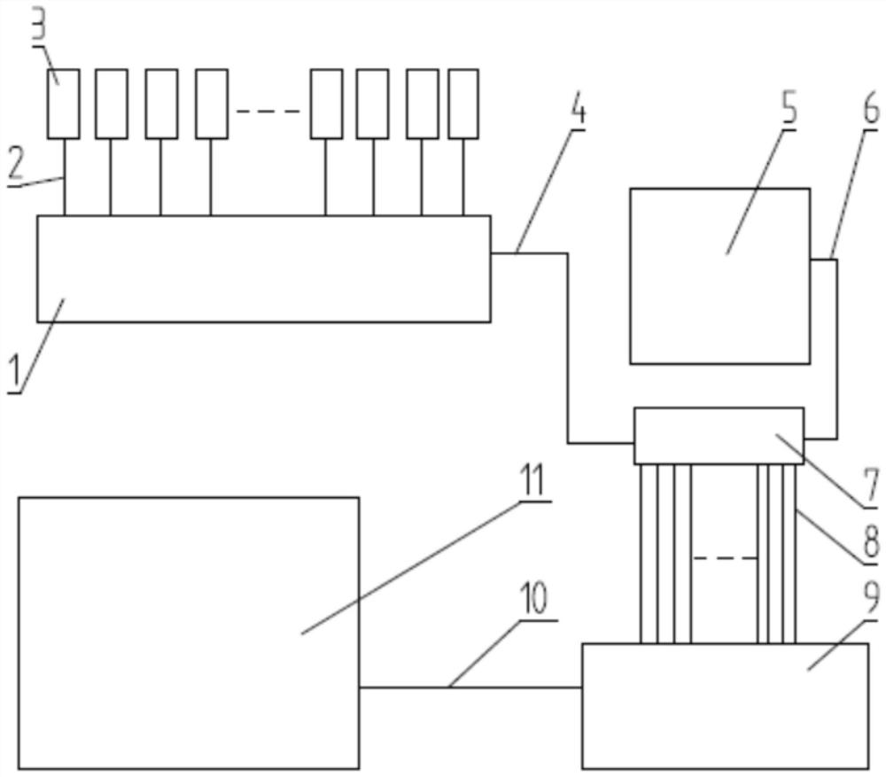 Industrial television picture automatic tracking system for a hot rolling finishing production line and a control method thereof