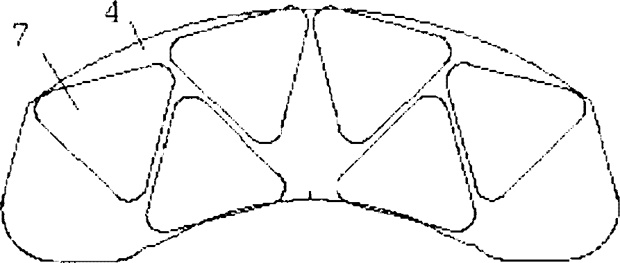 Combined floating-type damper brake