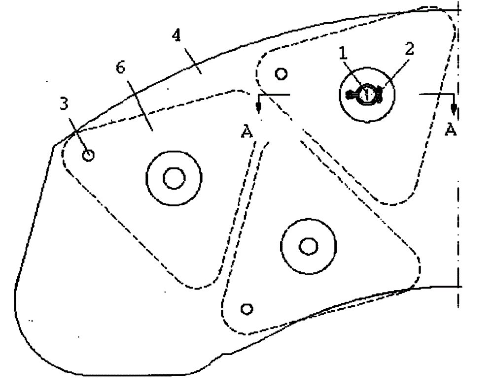 Combined floating-type damper brake