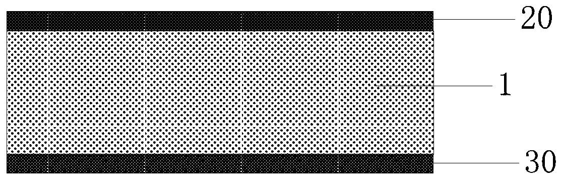 Three-layer nanopore thin film and preparation method and application thereof