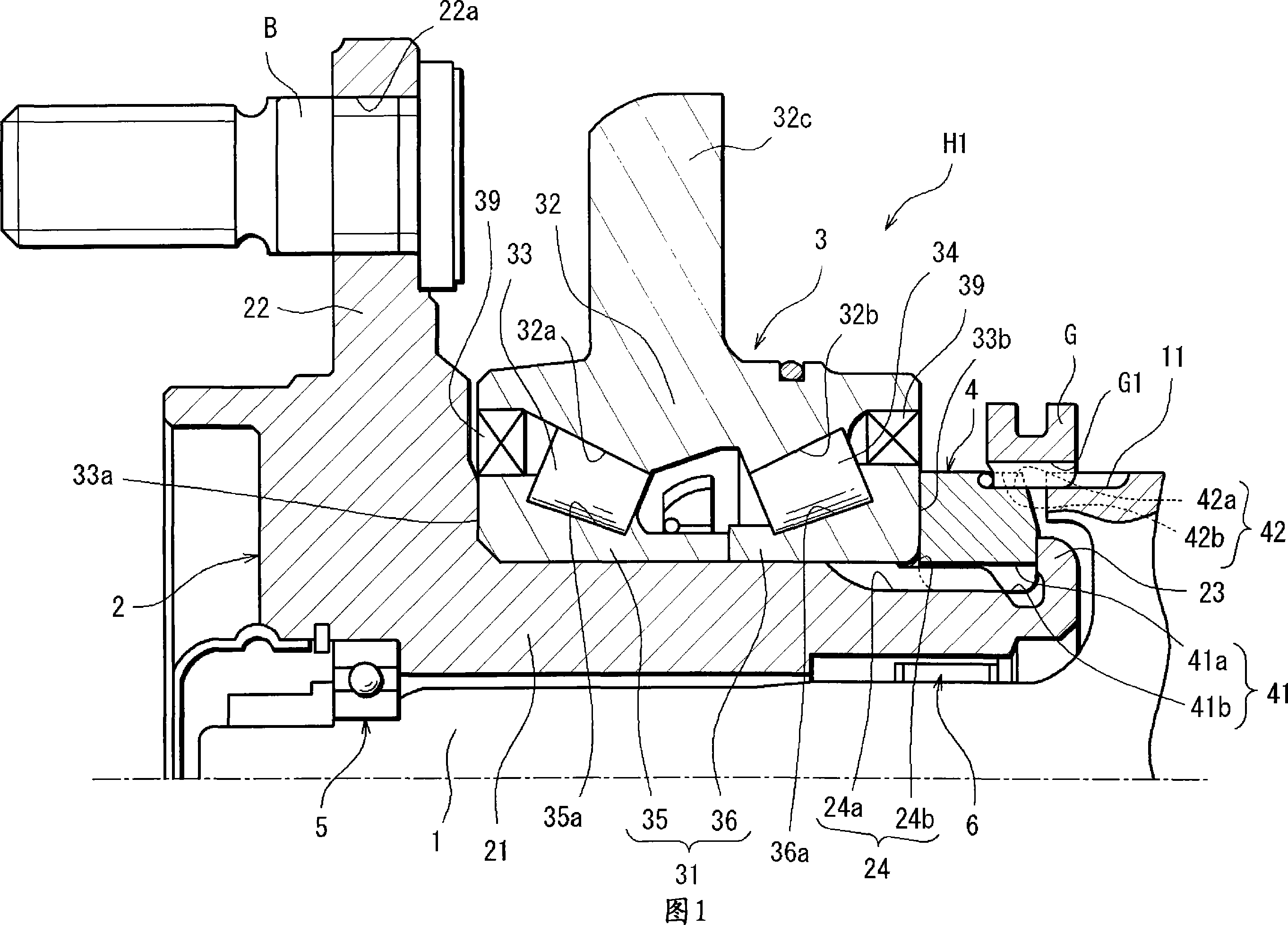 Hub unit, rolling bearing assembly and manufacture method thereof, as well as assembling apparatus for rolling bearing assebly and assebly method thereof