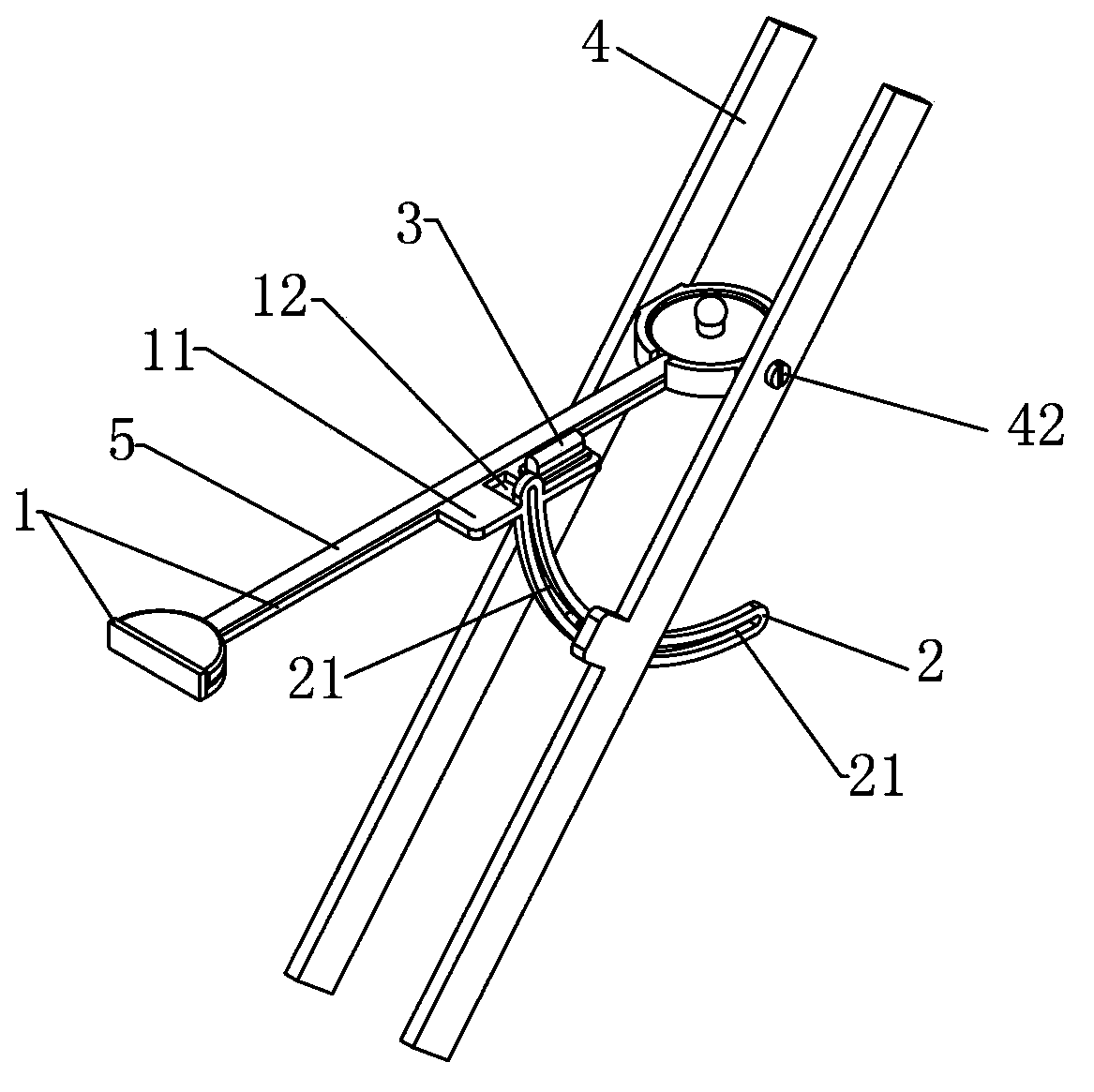 Bend angle adjustment testing frame for field strength probe