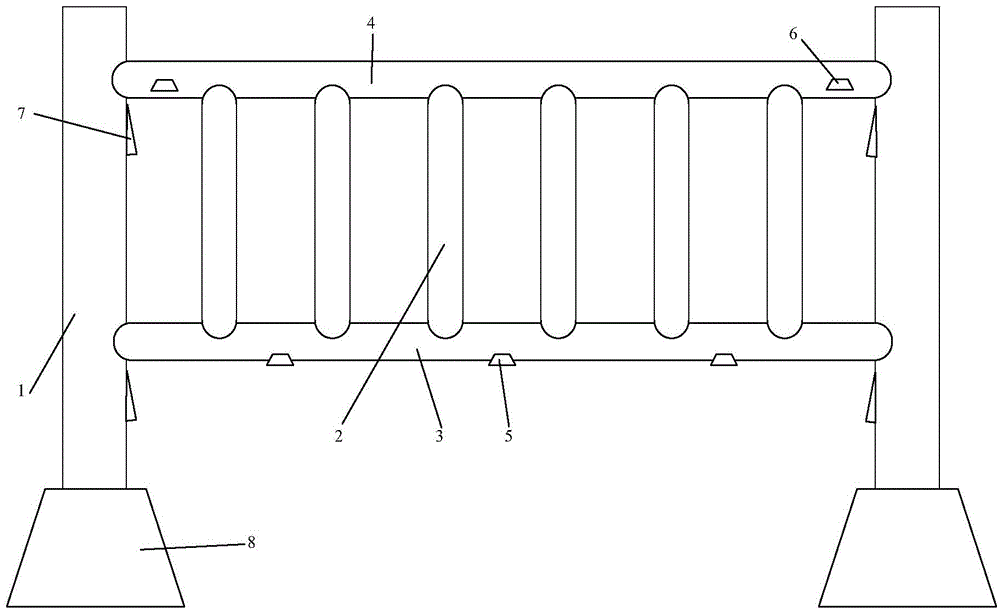 Thin-walled lightweight road barrier for air purification and manufacturing method thereof