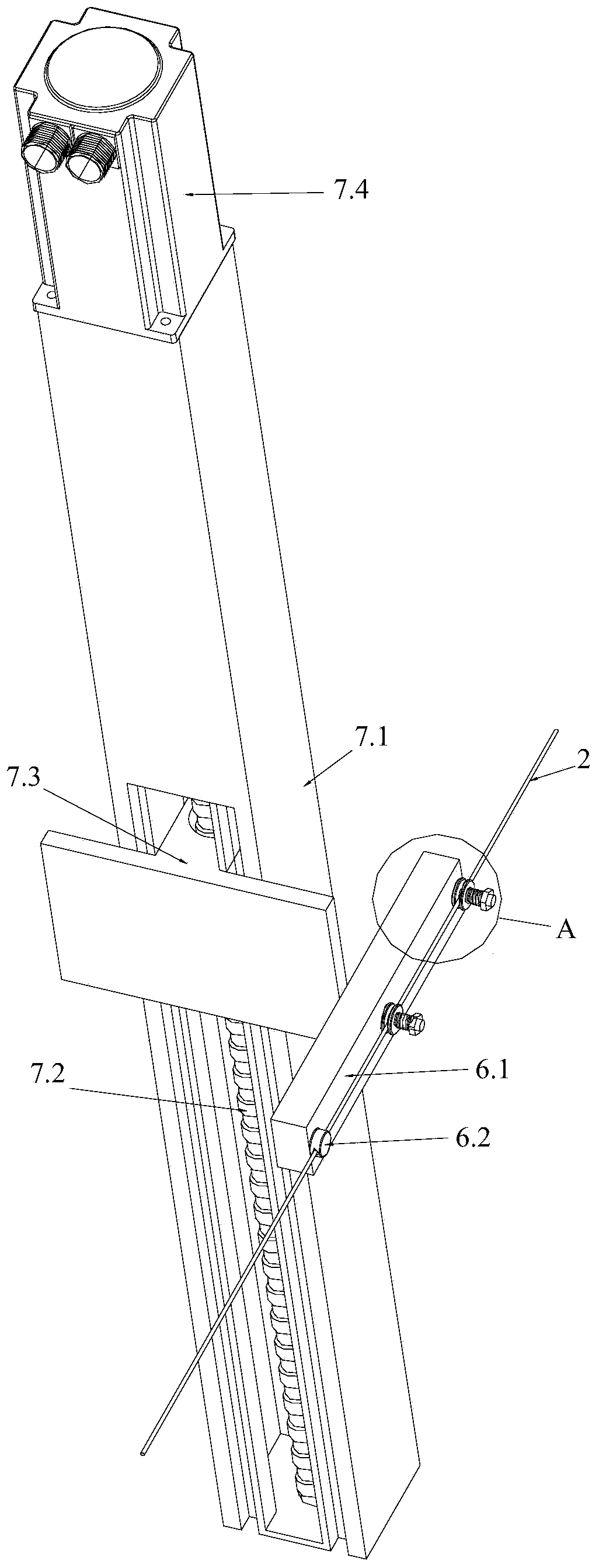 Manufacturing method of optical fiber raw materials and special equipment for manufacturing optical fiber raw materials